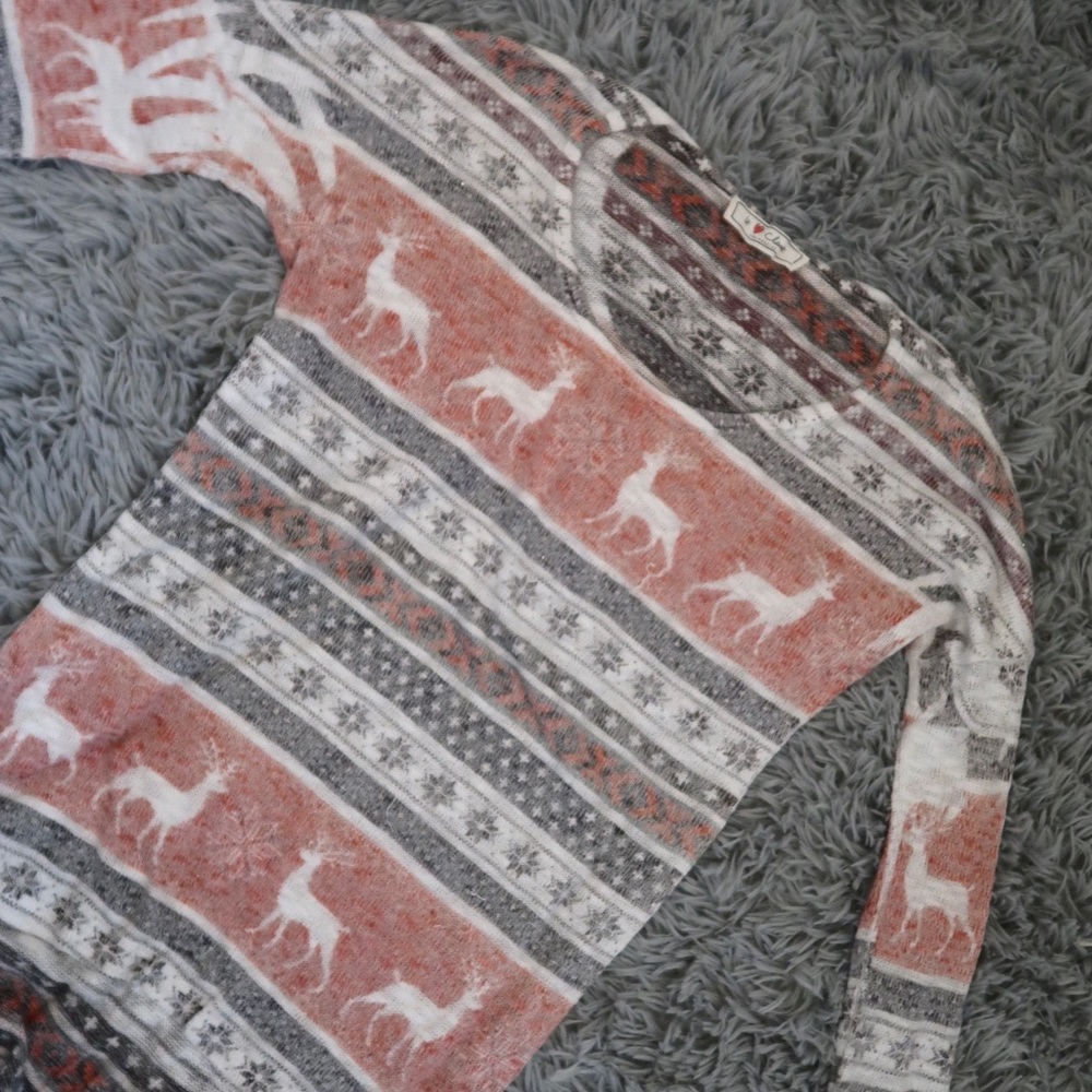 Long Sleeve festive winter sweatshirt